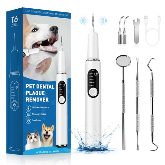 Pet Use Ultrasonic Tooth Cleaner Dog Cat Dental Scaler for Tartar Removal Teeth Cleaning Tool with Sonic Technolog
