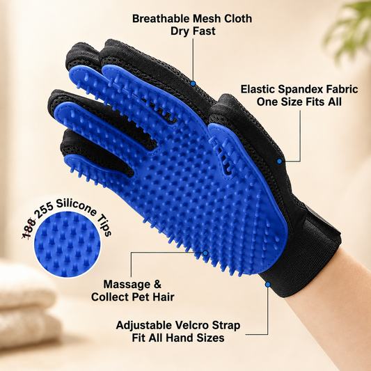 Hero Silicone Grooming Glove