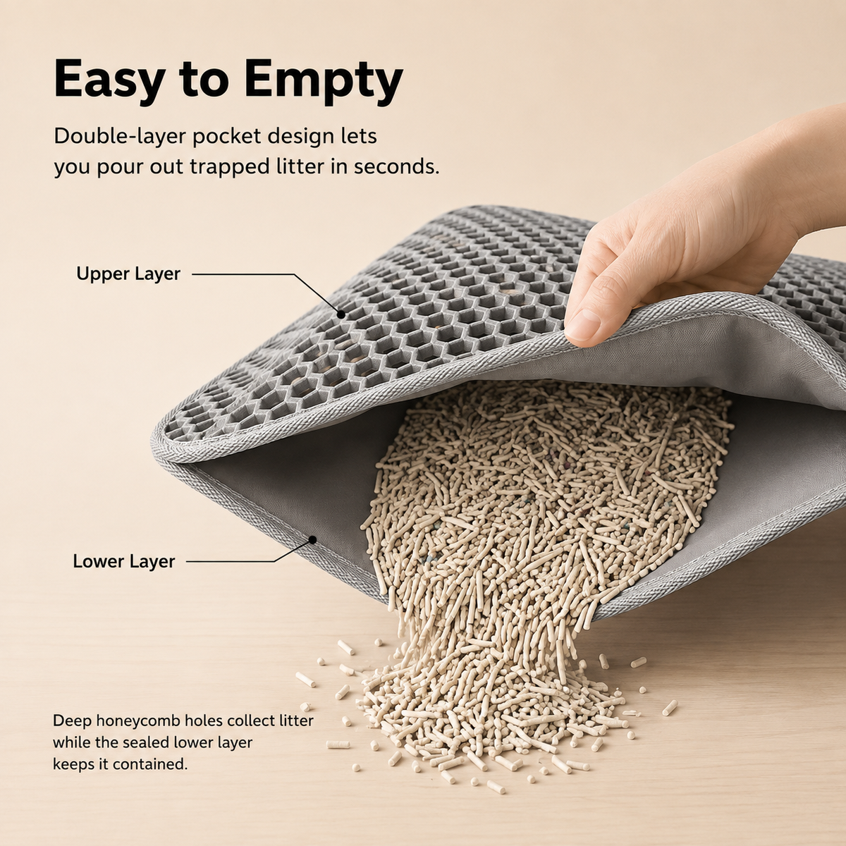 Hero Dual Layer Large Litter Mat