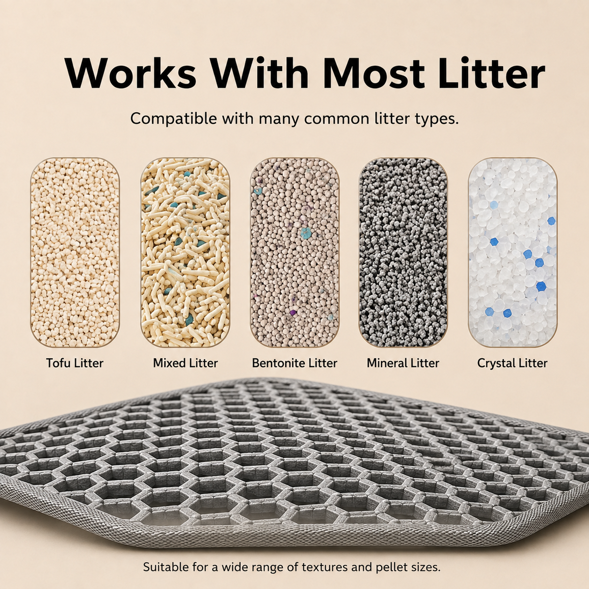 Hero Dual Layer Large Litter Mat
