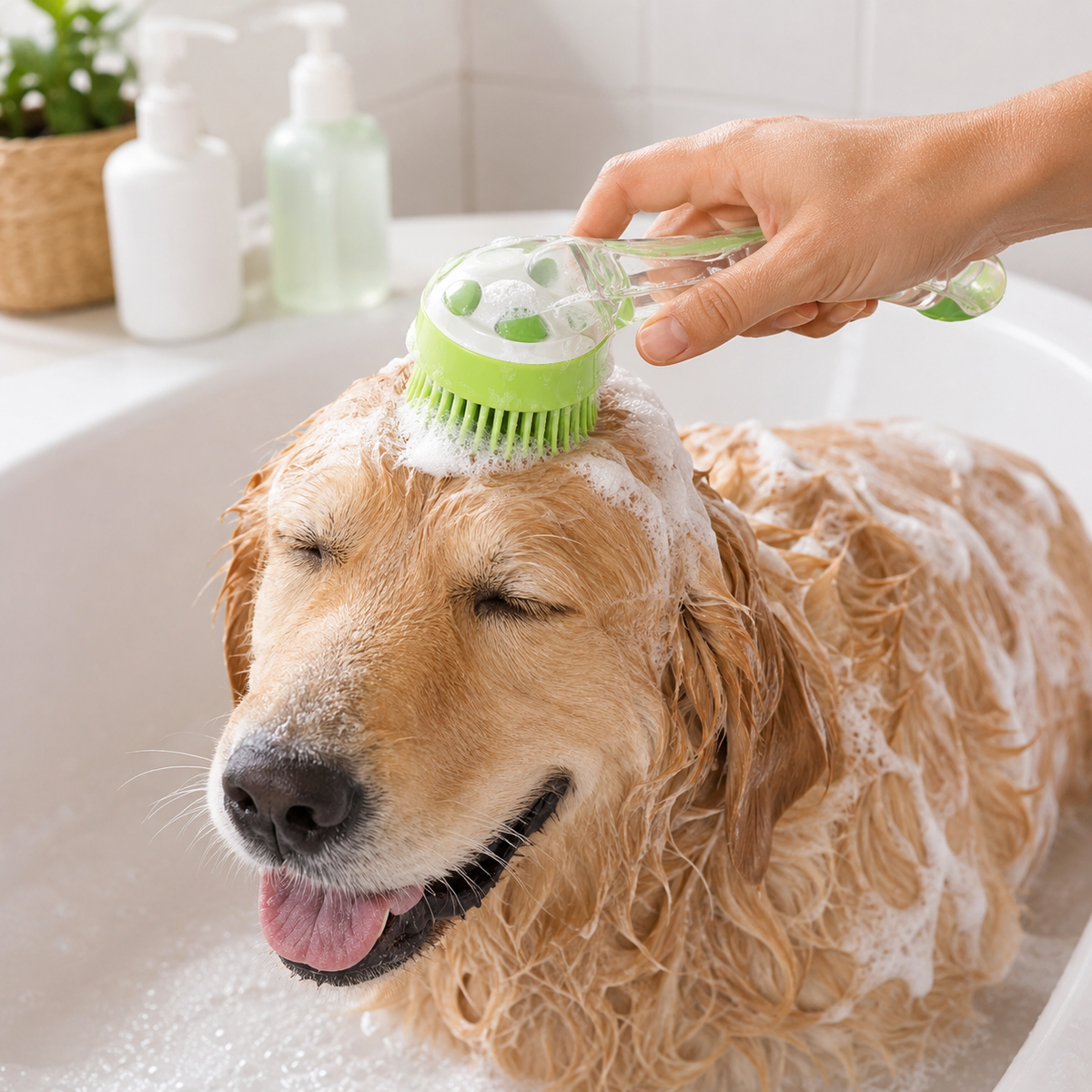 Hero Soap Dispensing Bath Brush