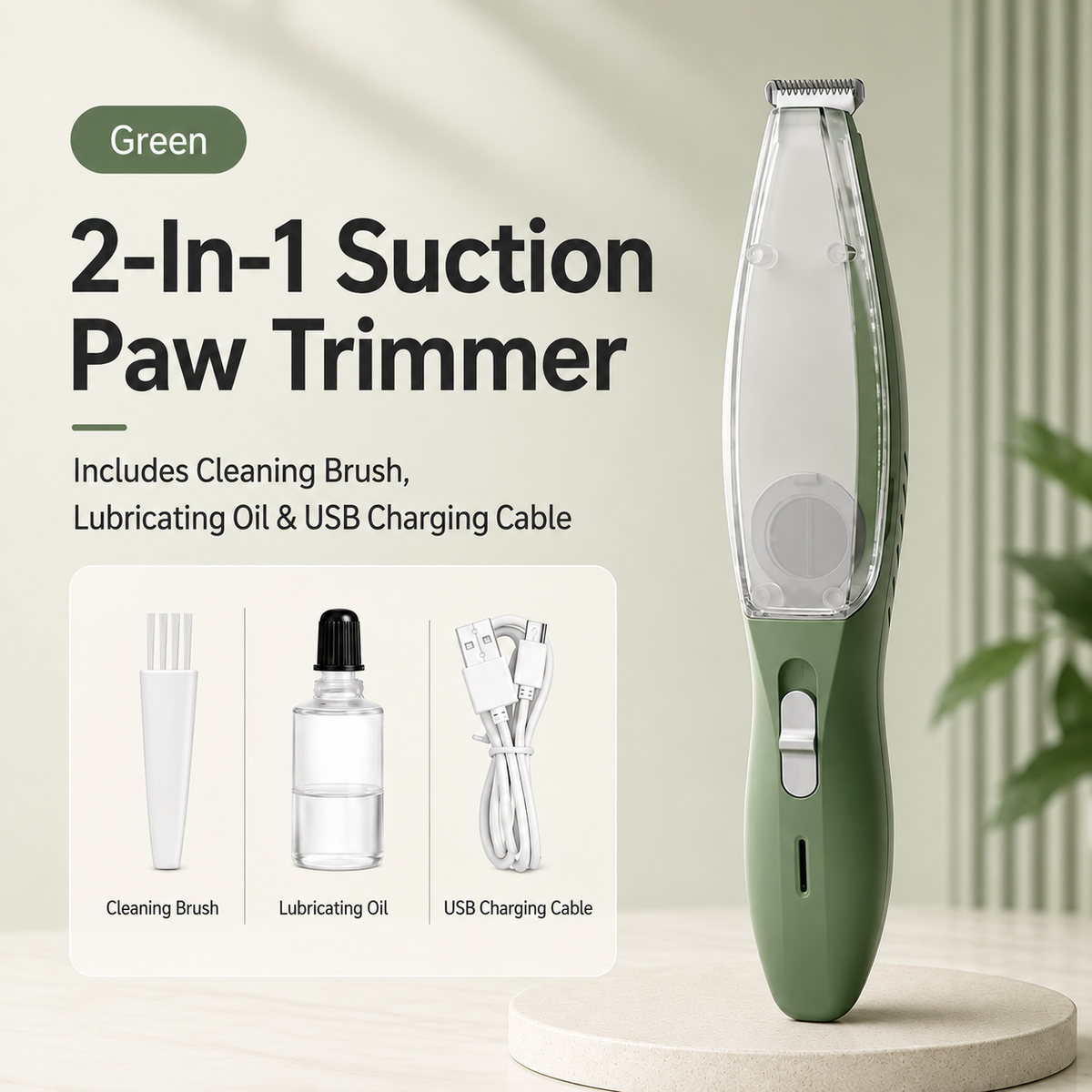 Hero 2-In-1  Suction Paw Trimmer
