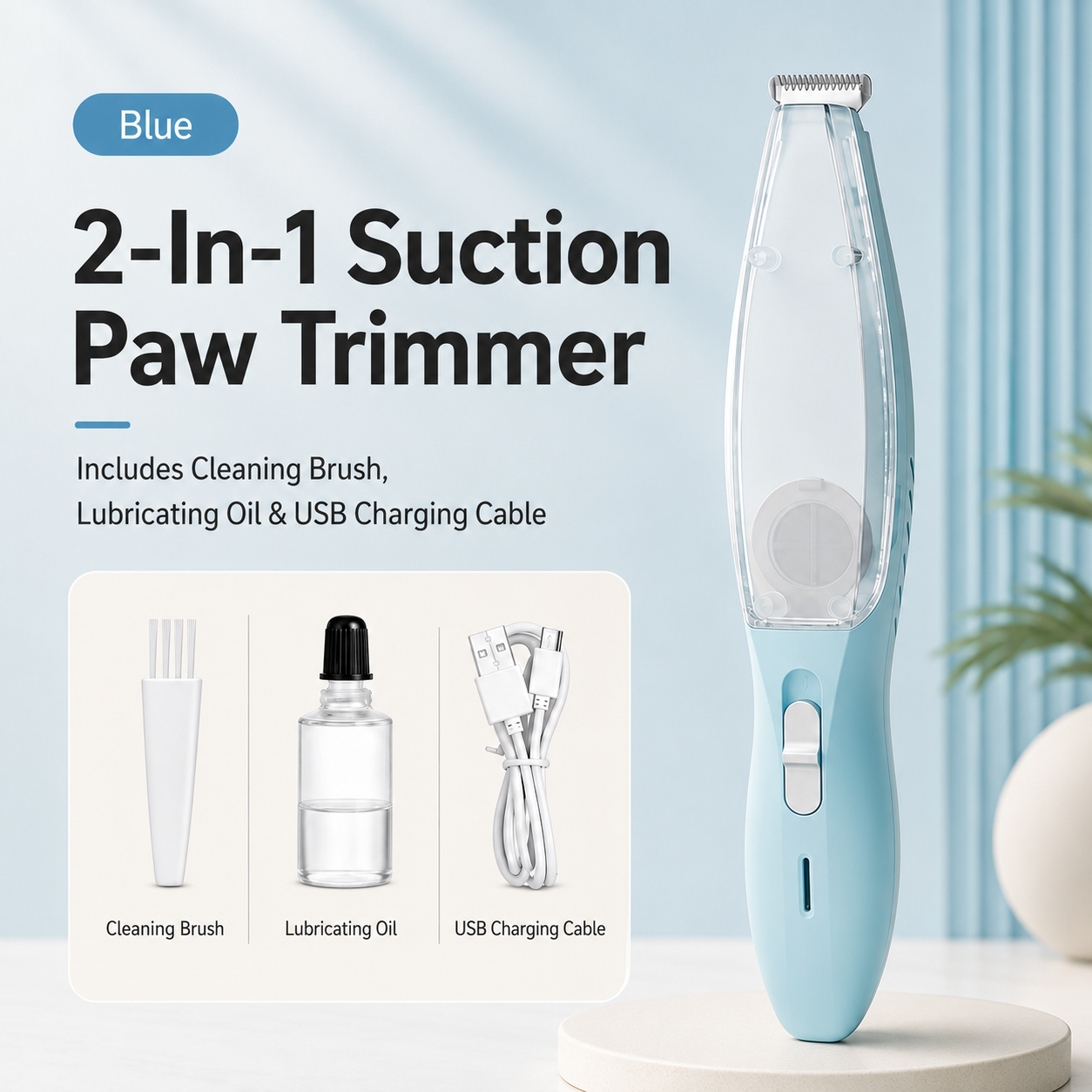 Hero 2-In-1  Suction Paw Trimmer