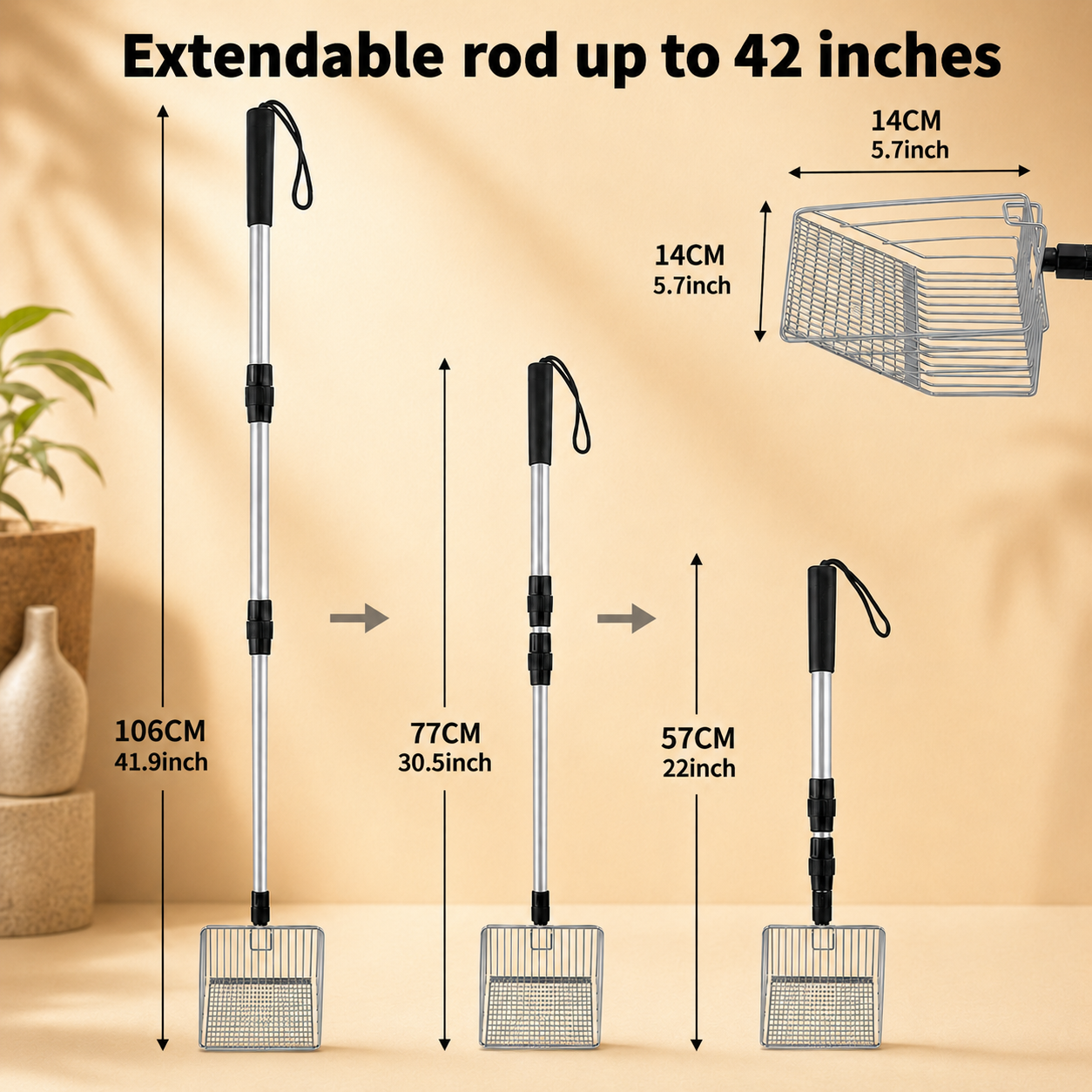 Hero Extendable Cat Litter Scoop 2.0