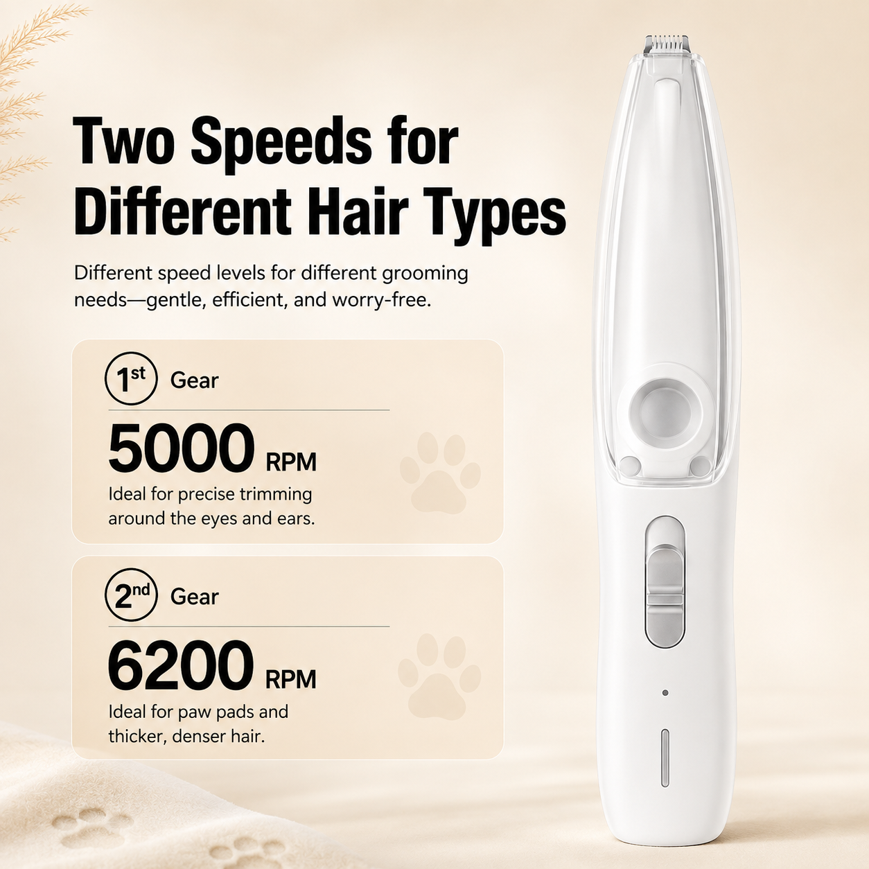 Hero 2-In-1  Suction Paw Trimmer