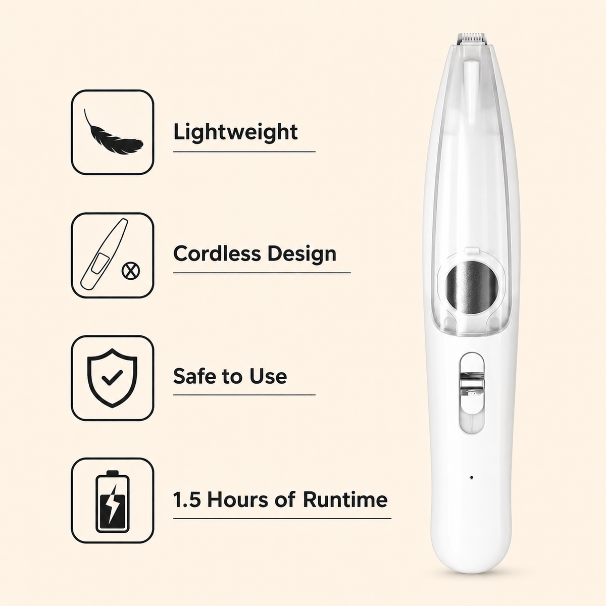 Hero 2-In-1  Suction Paw Trimmer