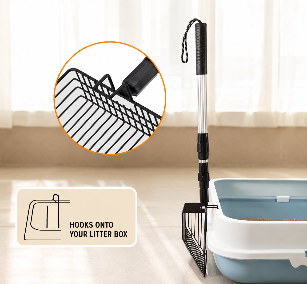 Hero Extendable Cat Litter Scoop 2.0