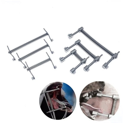 Pet Dogs Cats Mouth Retractors Small Animal Dentistry Mouth Opener Dental Veterinary Instrument