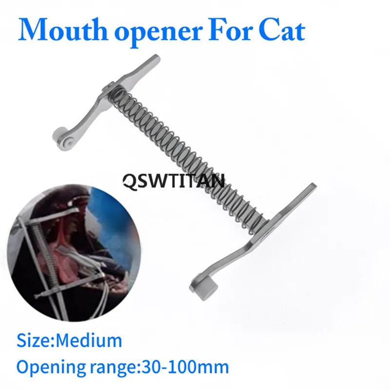 Pet Dogs Cats Mouth Retractors Small Animal Dentistry Mouth Opener Dental Veterinary Instrument