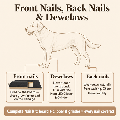 Hero Nail Trimming Board