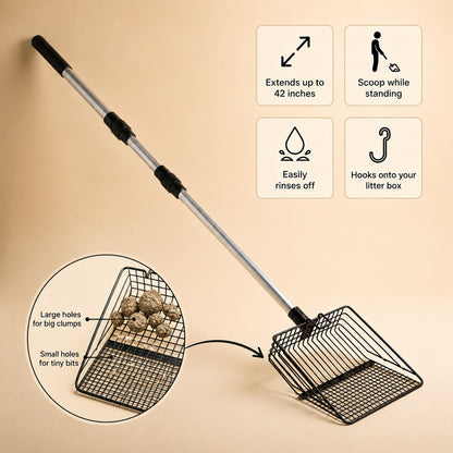 Hero Extendable Cat Litter Scoop 2.0
